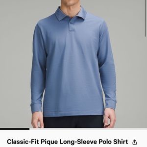 lululemon Classic Fit Pique Long Sleeve Polo